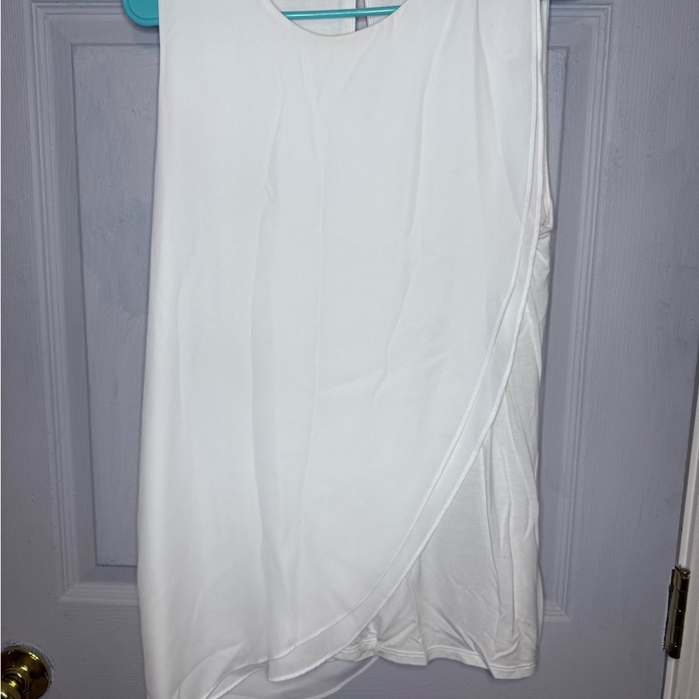 White Sleeveless Top